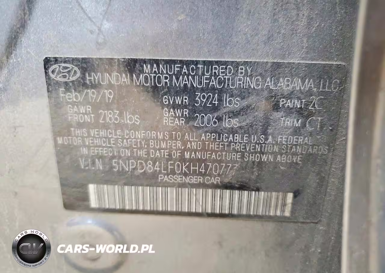 2019 Hyundai Elantra Sel VIN:5NPD84LF0KH470777 - 11