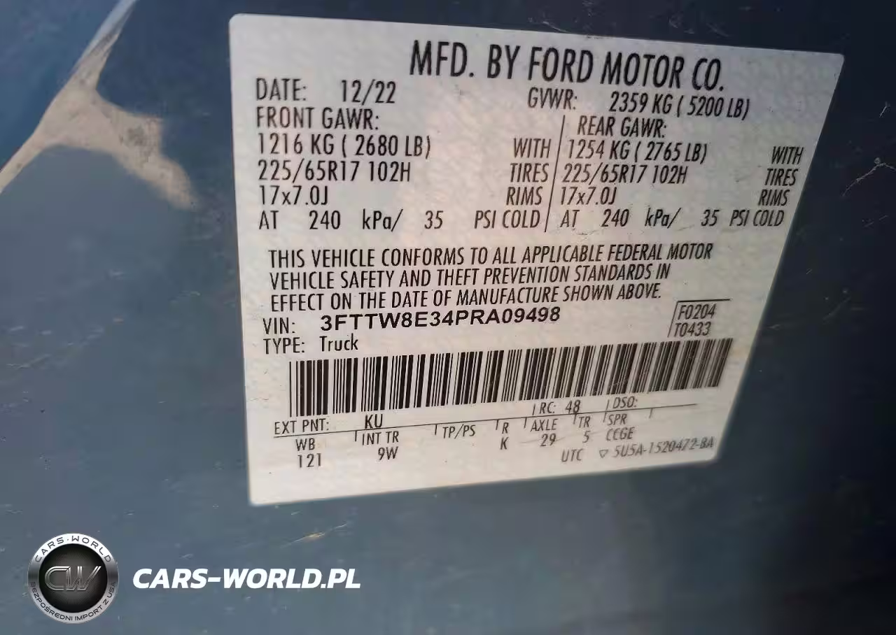 2023 Ford Maverick Xl VIN:3FTTW8E34PRA09498 - 13