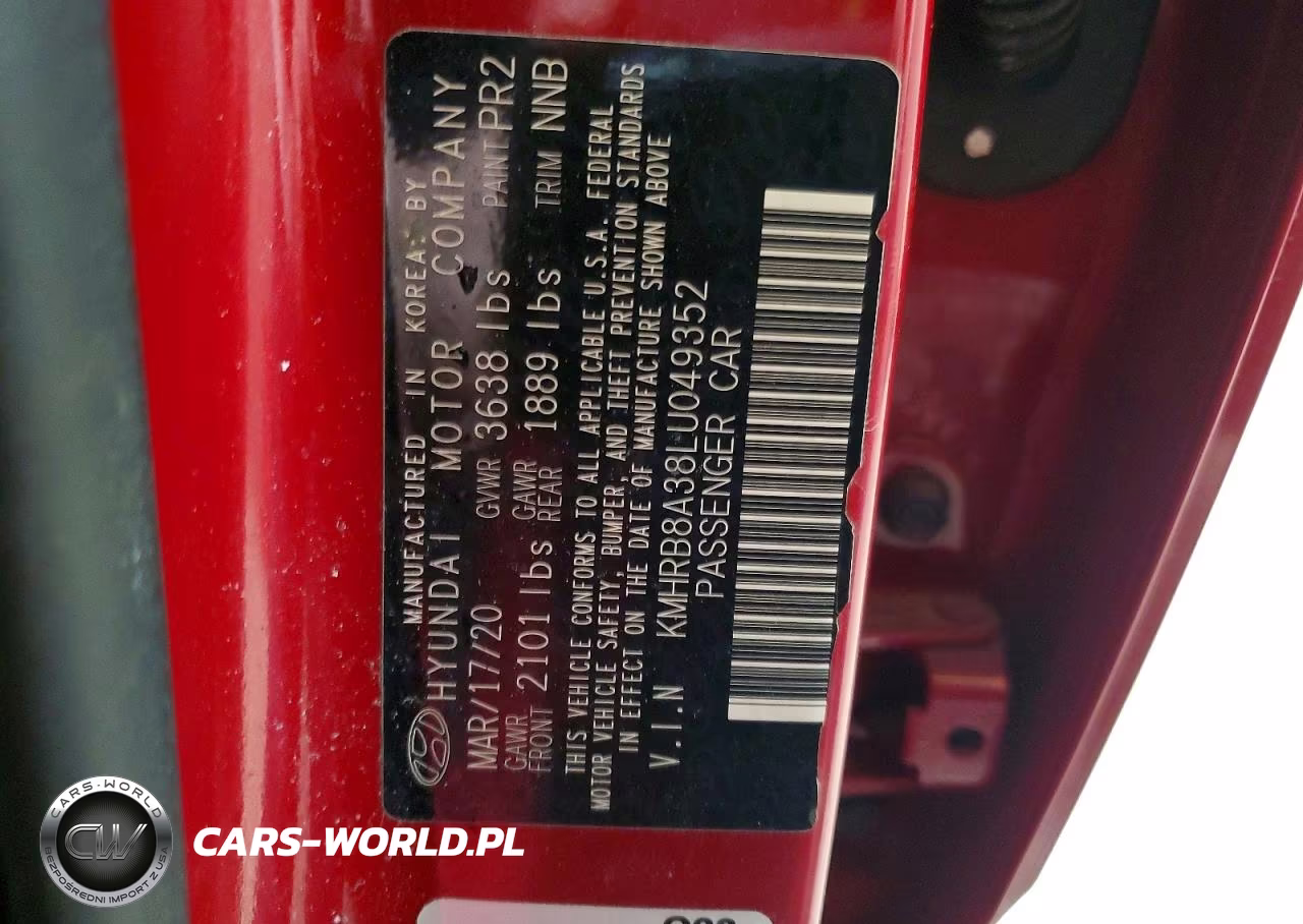2020 Hyundai Venue Se VIN:KMHRB8A38LU049352 - 12