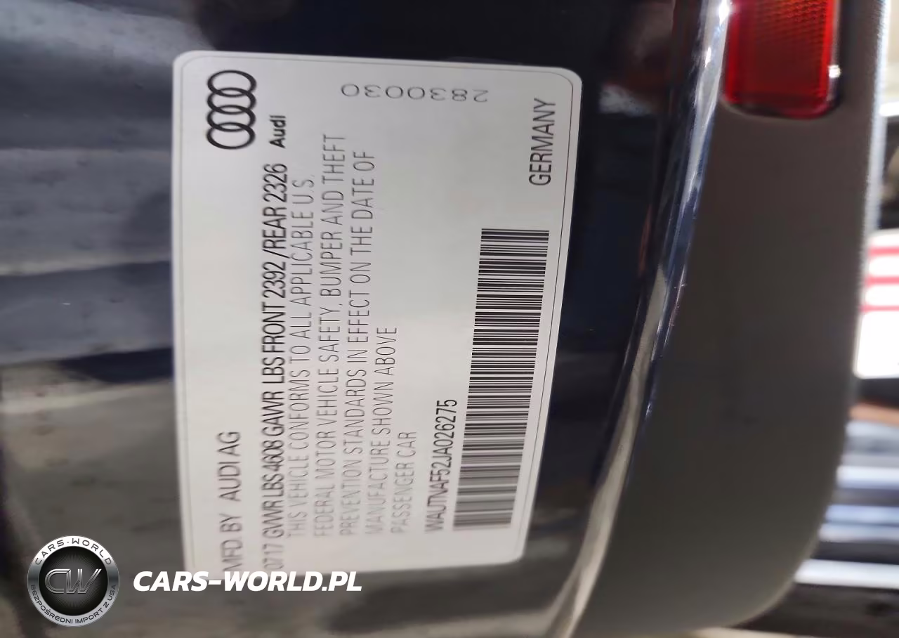 2018 Audi A5 Premium Plus S-Line VIN:WAUTNAF52JA026275 - 13
