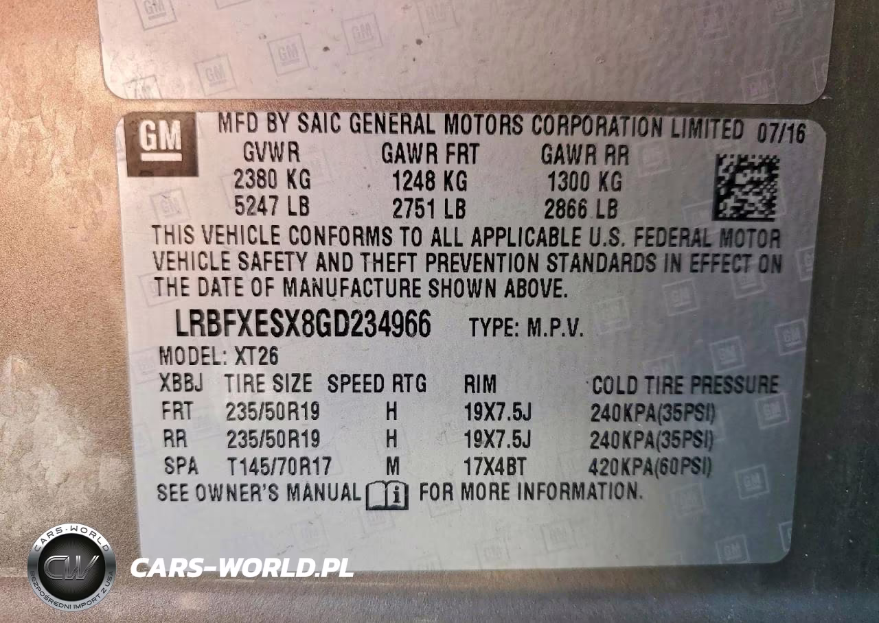 2016 Buick Envision Premium VIN:LRBFXESX8GD234966 - 13