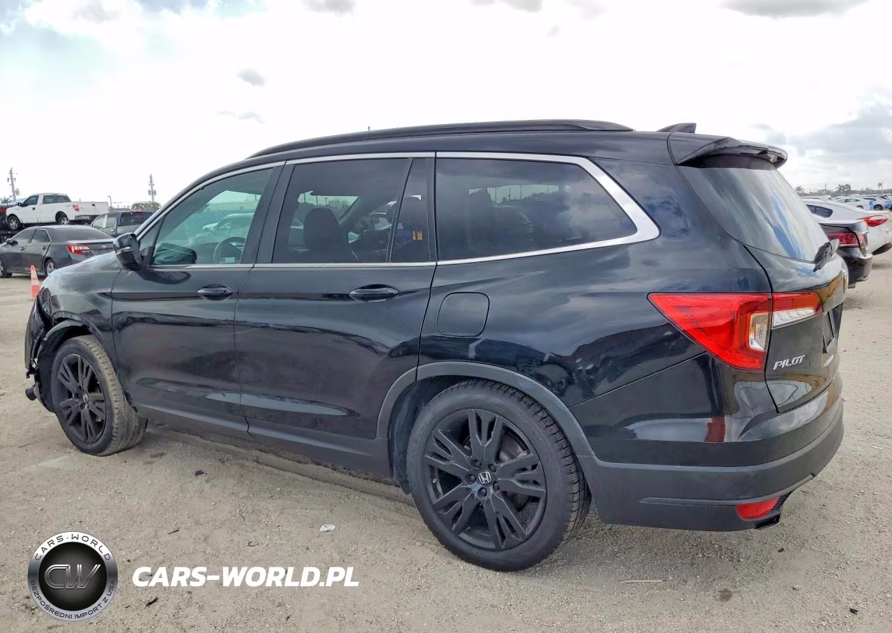 2022 Honda Pilot Se VIN:5FNYF5H24NB019597 - 2