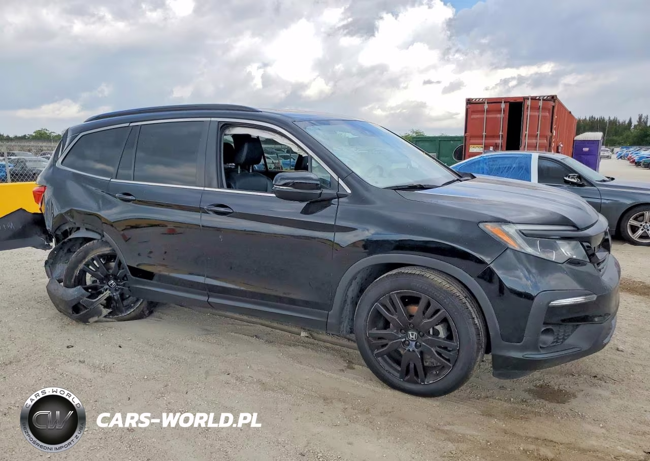 2022 Honda Pilot Se VIN:5FNYF5H24NB019597 - 4