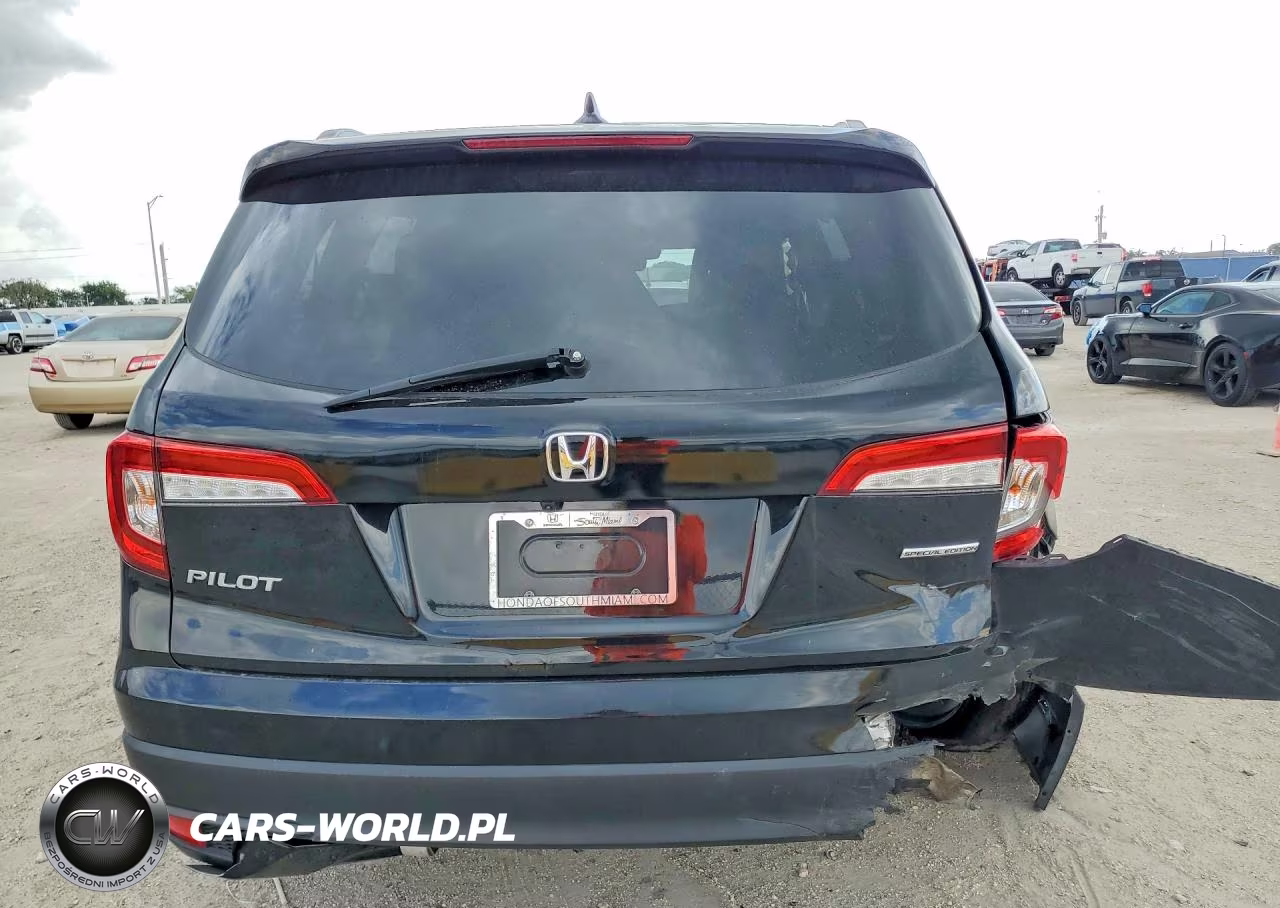 2022 Honda Pilot Se VIN:5FNYF5H24NB019597 - 6