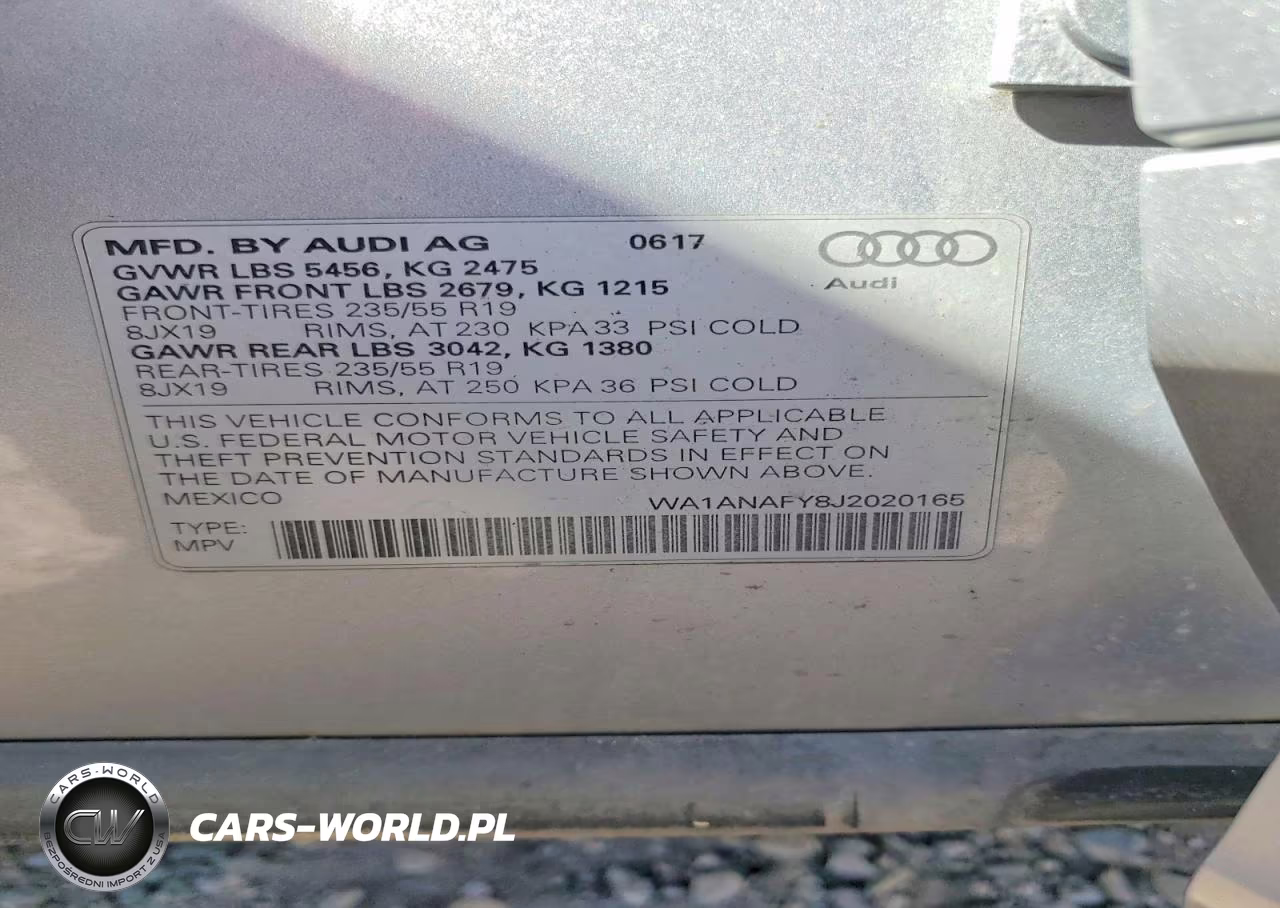 2018 Audi Q5 Premium VIN:WA1ANAFY8J2020165 - 13
