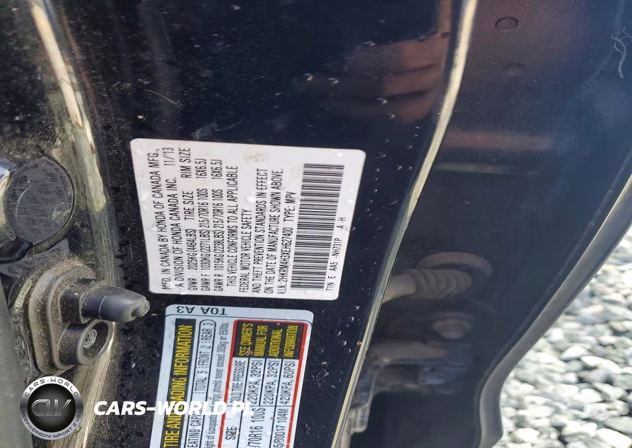 2014 Honda Cr-V Lx VIN:2HKRM4H3XEH627400 - 12