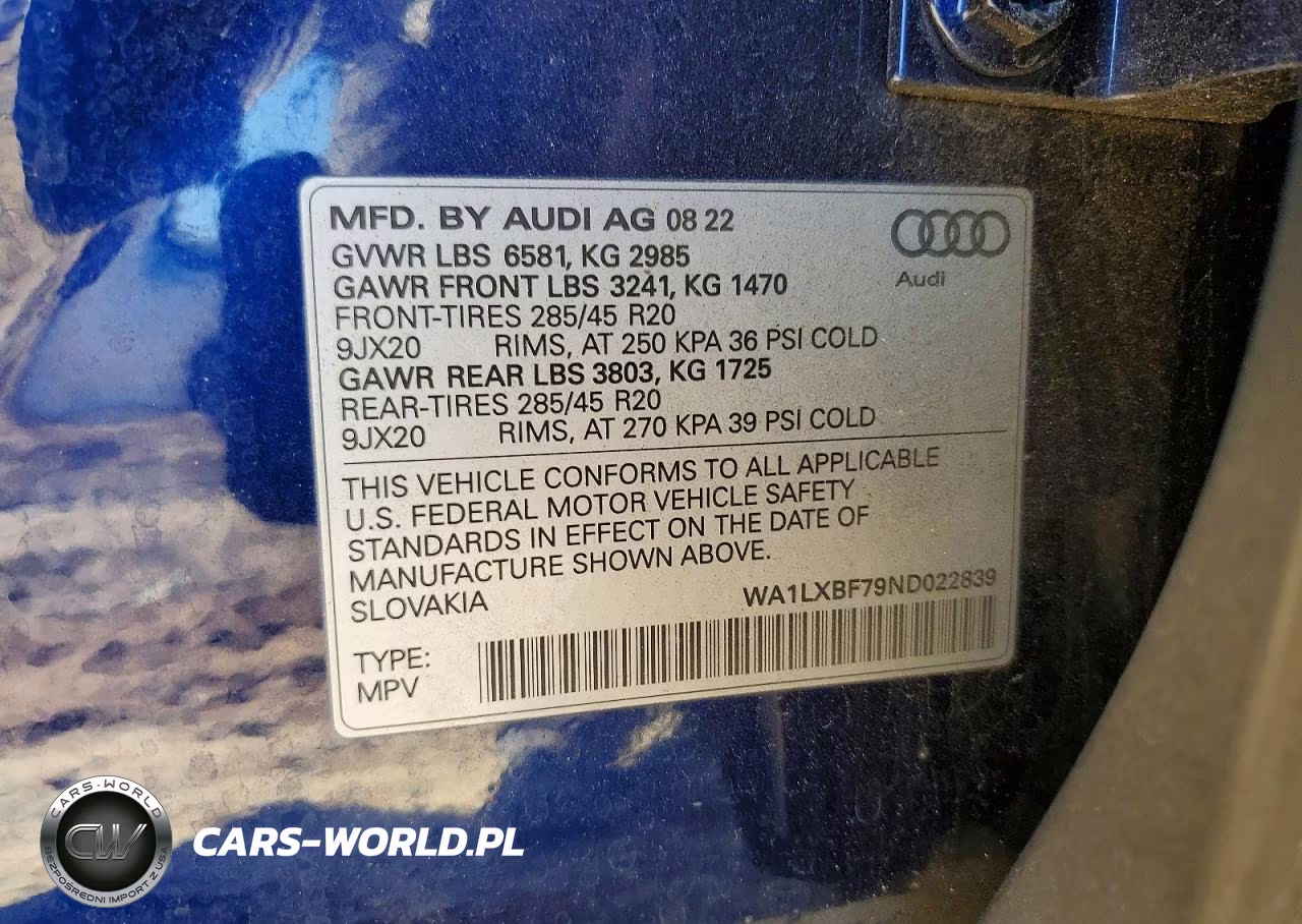 2022 Audi Q7 Premium Plus VIN:WA1LXBF79ND022839 - 13