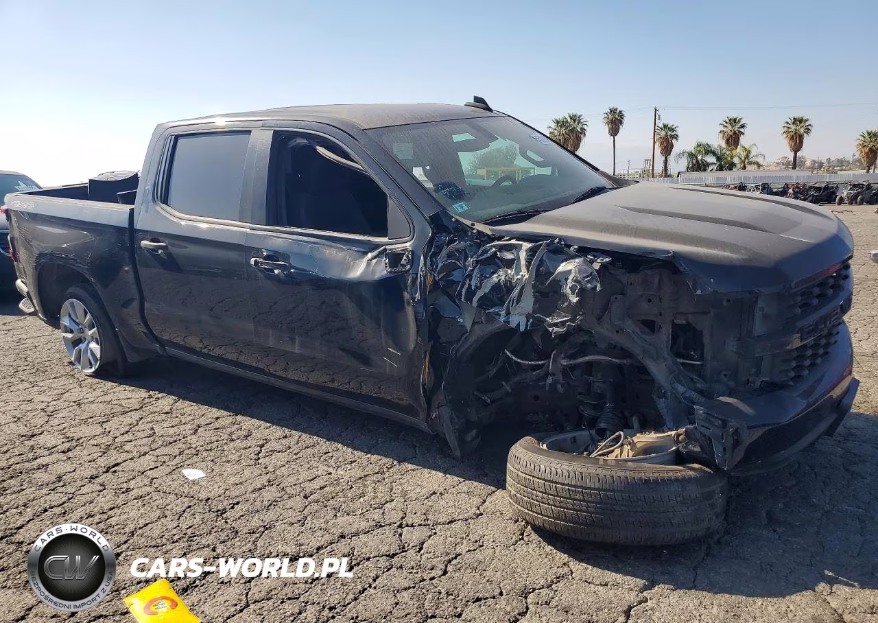 2021 Chevrolet Silverado K1500 Custom VIN:3GCPYBEKXMG376963 - 4