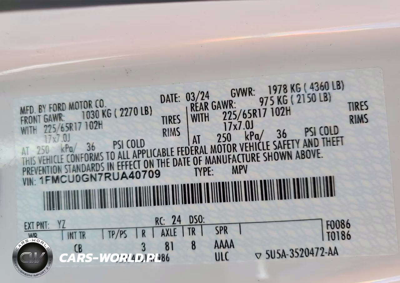 2024 Ford Escape Active VIN:1FMCU0GN7RUA40709 - 14