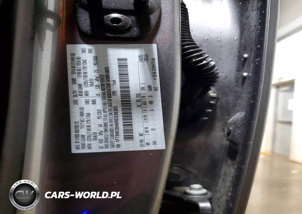 2024 Ford F350 Super Duty VIN:1FT8W3BN8REE06393 - 12