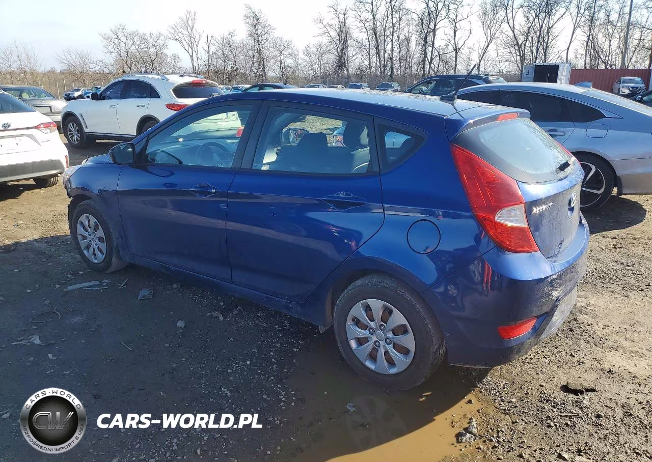 2017 Hyundai Accent Se VIN:KMHCT5AE5HU345956 - 2