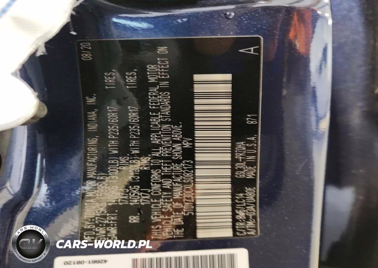 2020 Toyota Sienna Xle 8-Passenger VIN:5TDYZ3DCXLS082173 - 14