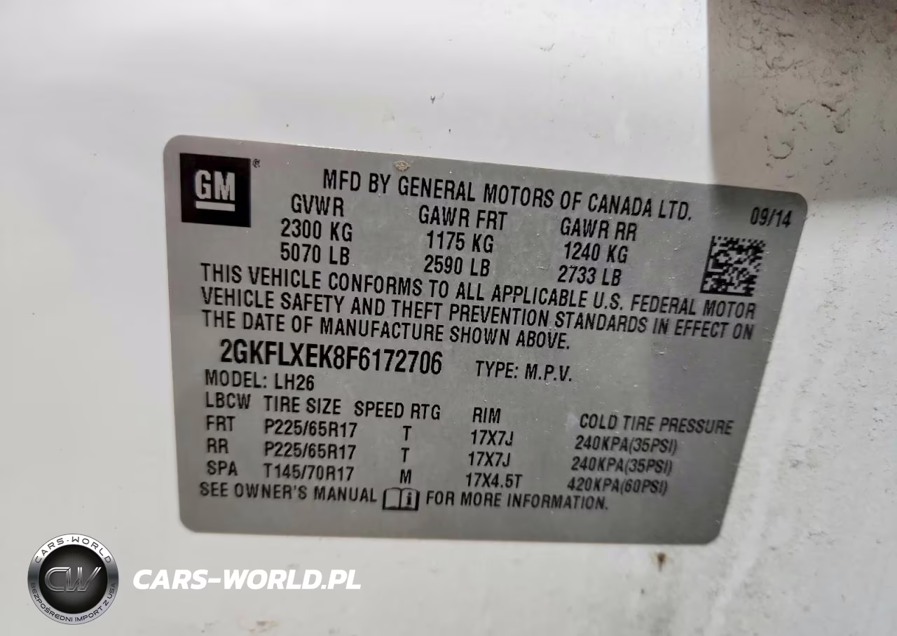 2015 GMC Terrain Slt VIN:2GKFLXEK8F6172706 - 13