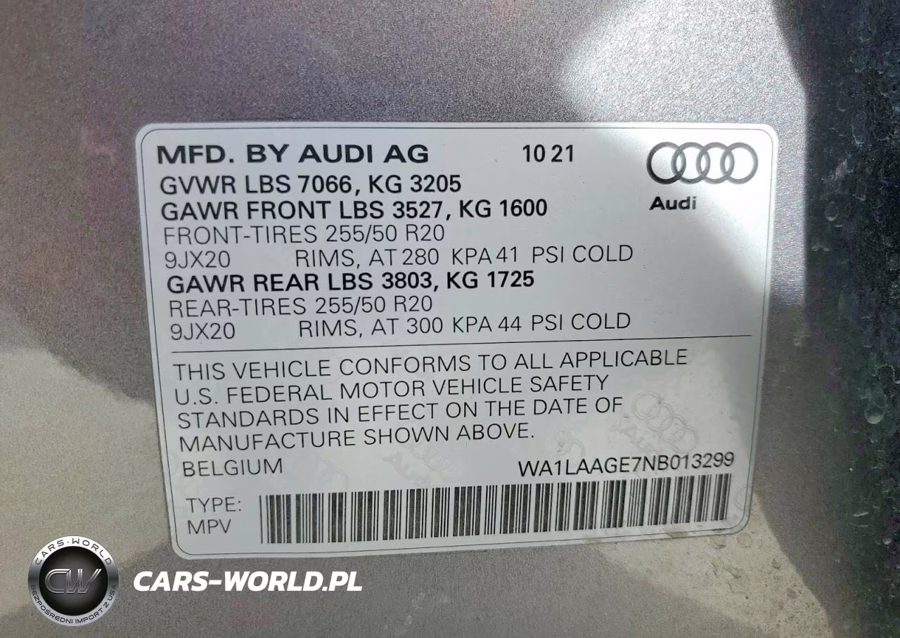 2022 Audi E-Tron Premium Plus VIN:WA1LAAGE7NB013299 - 13