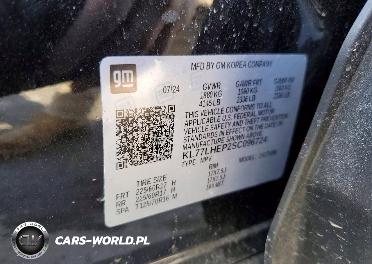 2025 Chevrolet Trax 1Lt VIN:KL77LHEP2SC096724 - 13