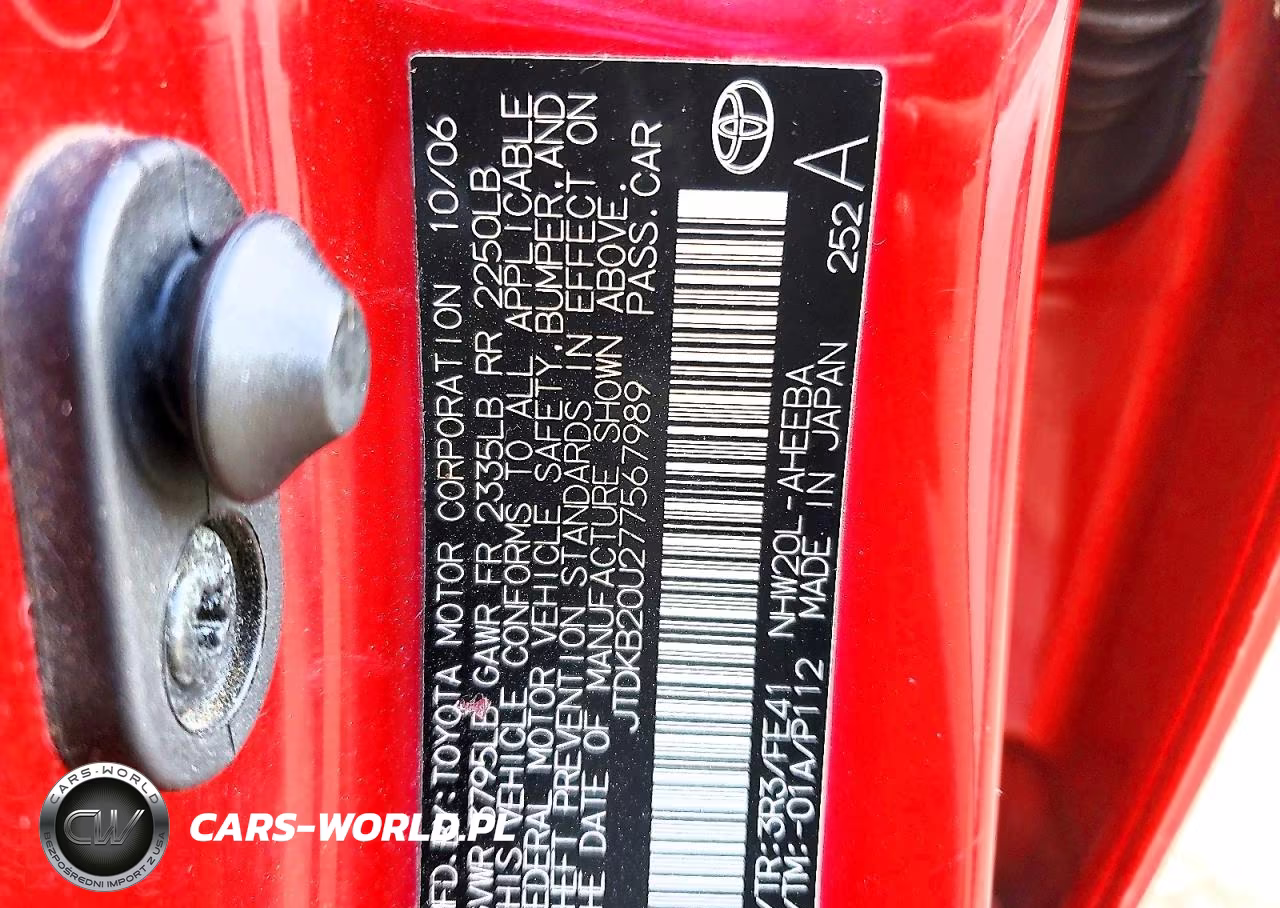 2007 Toyota Prius Base VIN:JTDKB20U277567989 - 12