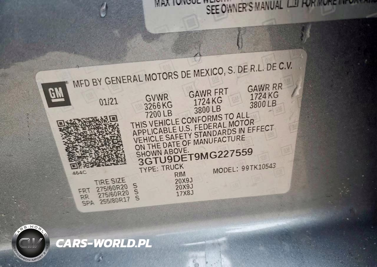 2021 GMC Sierra K1500 Slt VIN:3GTU9DET9MG227559 - 13