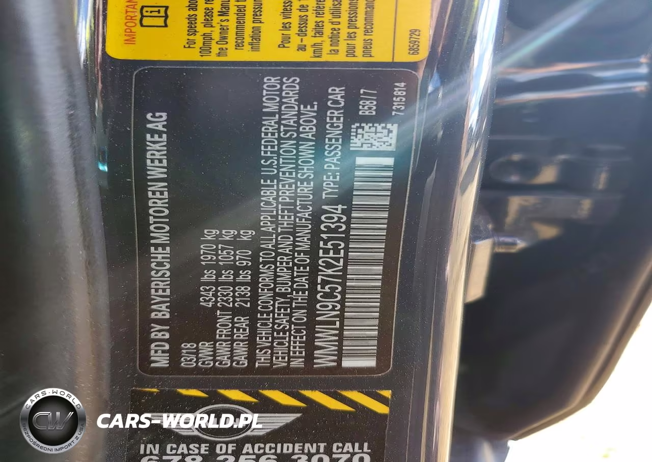 2019 Mini Cooper S Clubman VIN:WMWLN9C57K2E51394 - 12