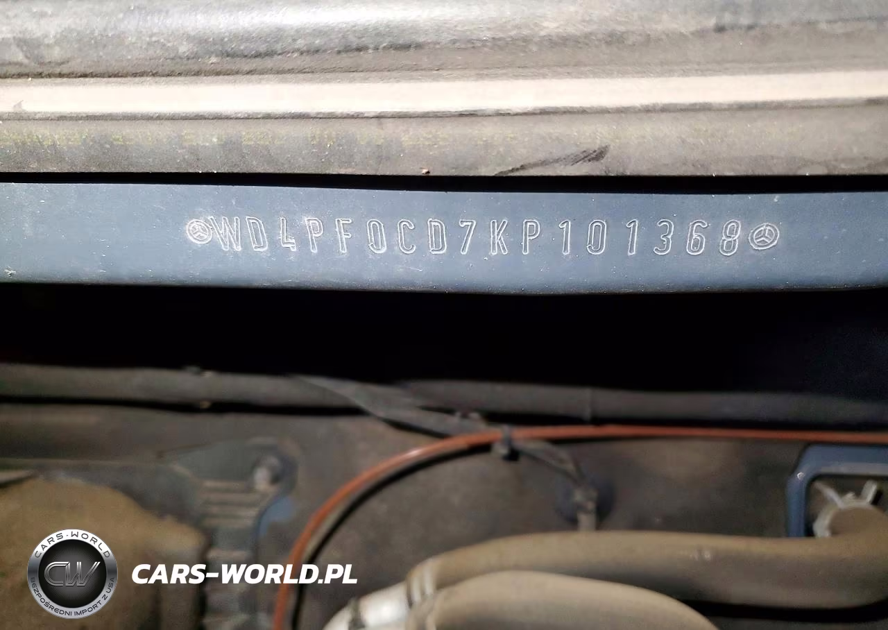 2019 Mercedes Benz Sprinter 2500 VIN:WD4PF0CD7KP101368 - 13
