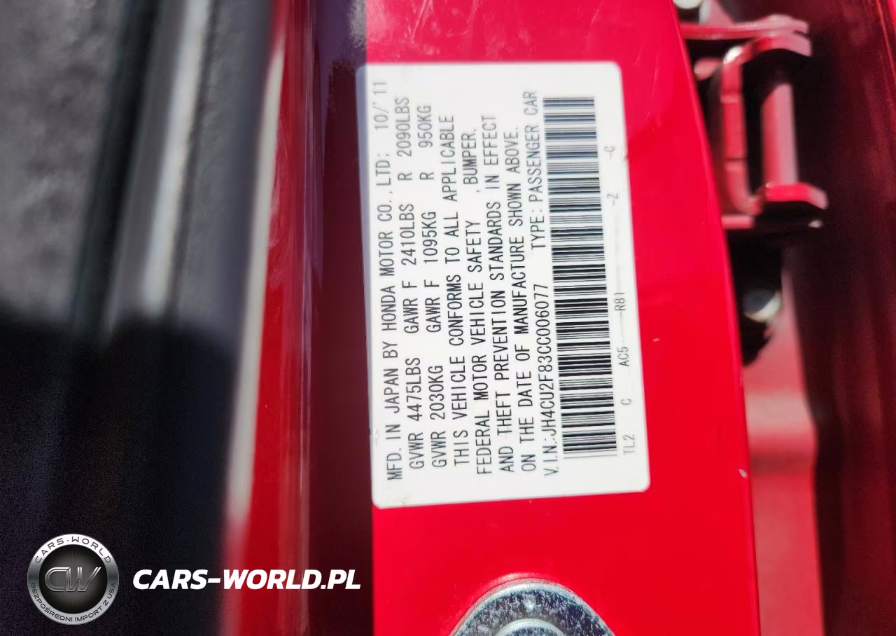2012 Acura Tsx Se VIN:JH4CU2F83CC006077 - 12