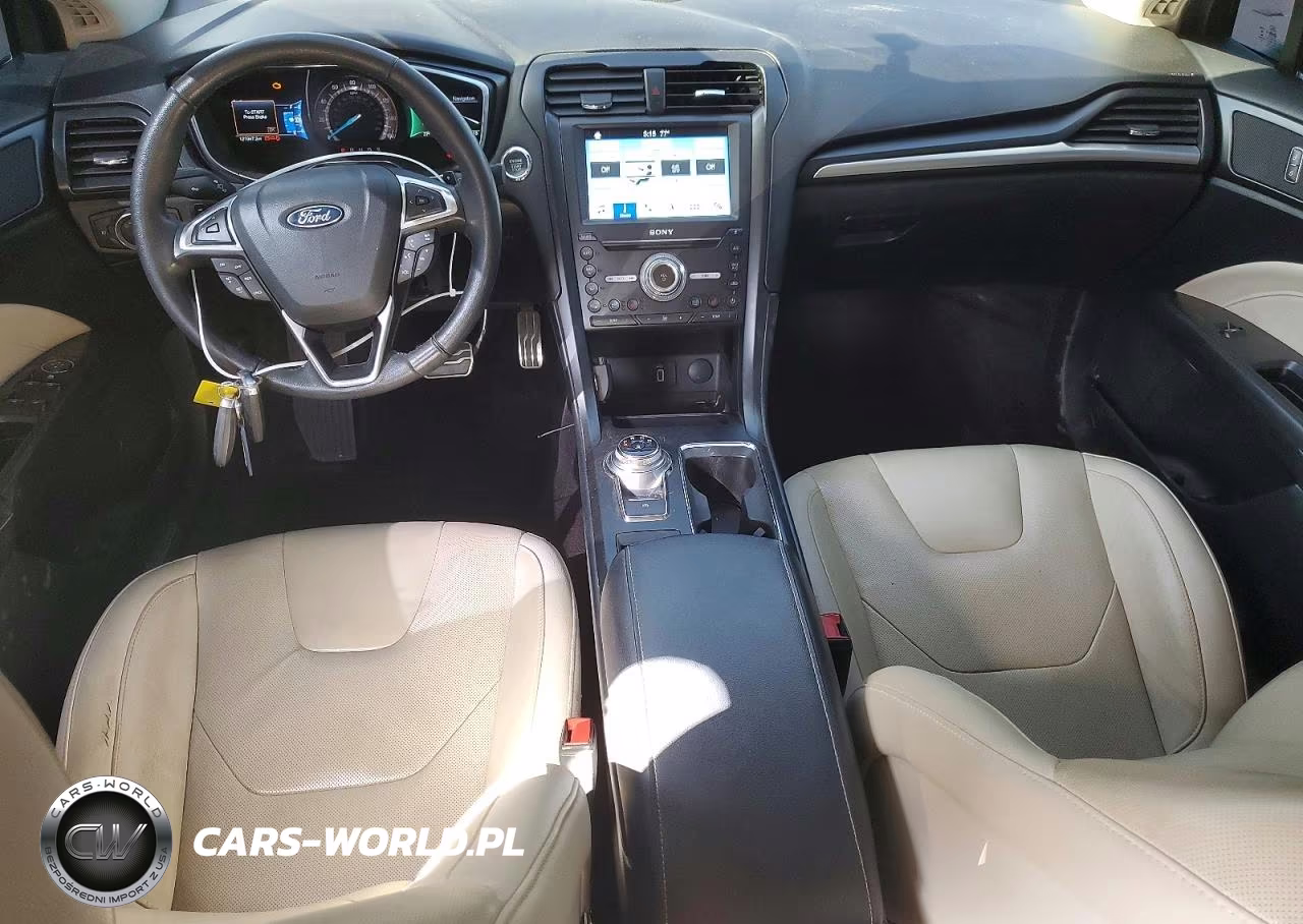 2017 Ford Fusion Titanium VIN:3FA6P0K94HR206876 - 8