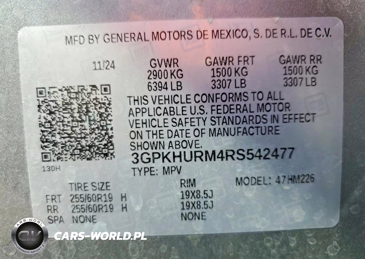 2024 Honda Prologue Eco VIN:3GPKHURM4RS542477 - 14
