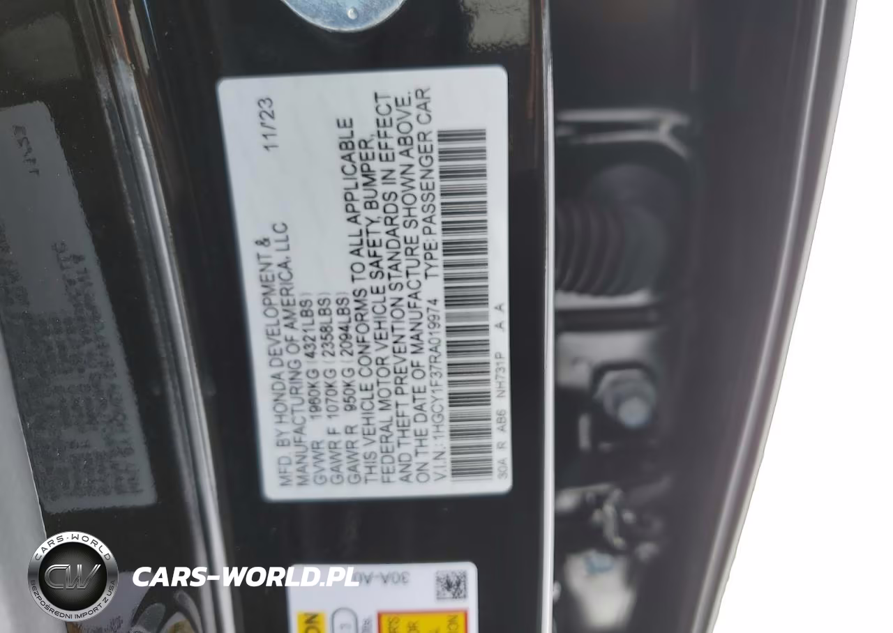 2024 Honda Accord Ex VIN:1HGCY1F37RA019974 - 12
