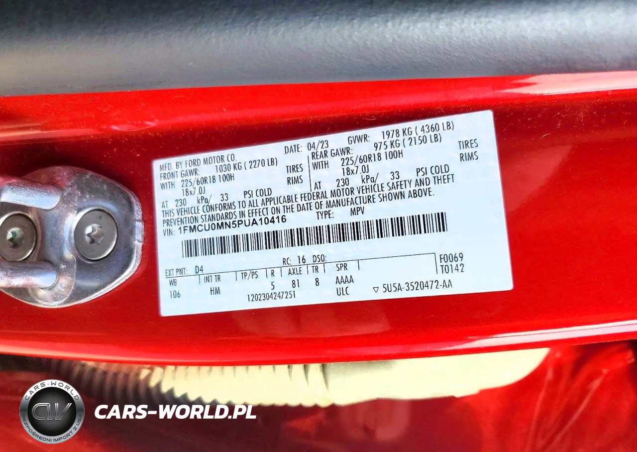 2023 Ford Escape St Line VIN:1FMCU0MN5PUA10416 - 13