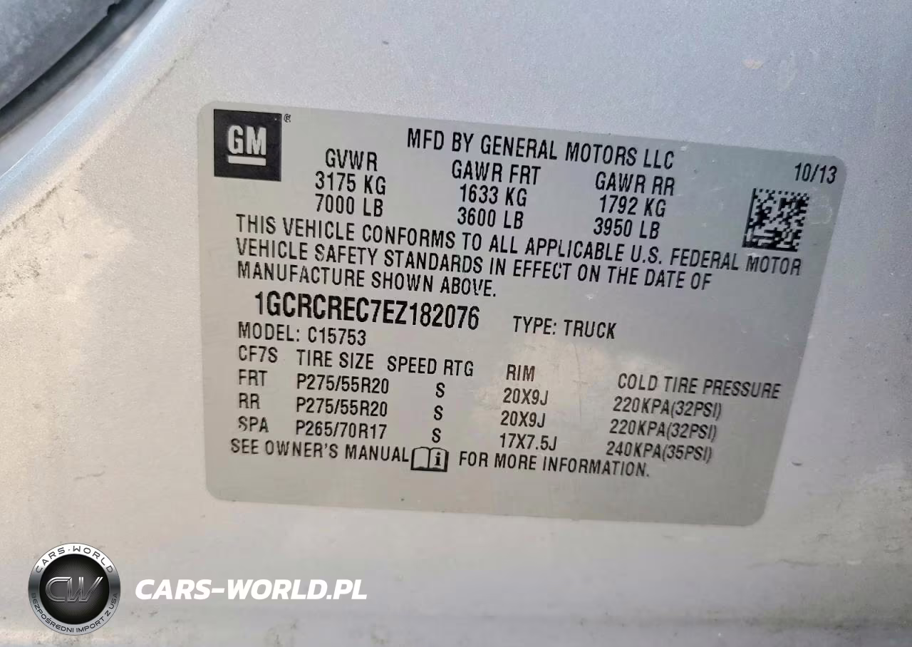 2014 Chevrolet Silverado C1500 Lt VIN:1GCRCREC7EZ182076 - 12
