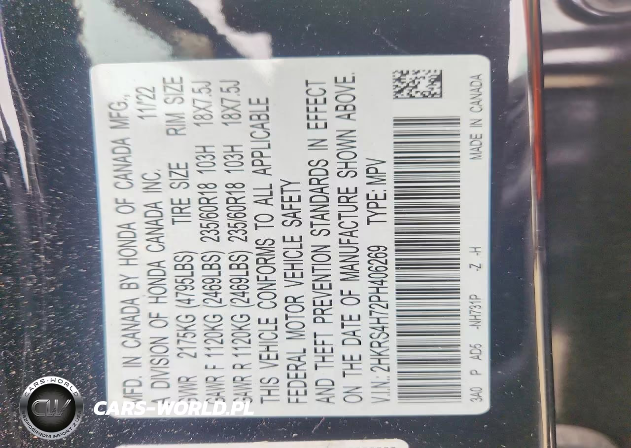 2023 Honda Cr-V Exl VIN:2HKRS4H72PH406269 - 13