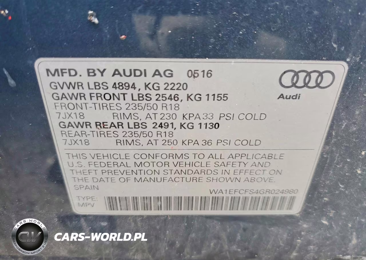 2016 Audi Q3 Premium Plus VIN:WA1EFCFS4GR024980 - 13