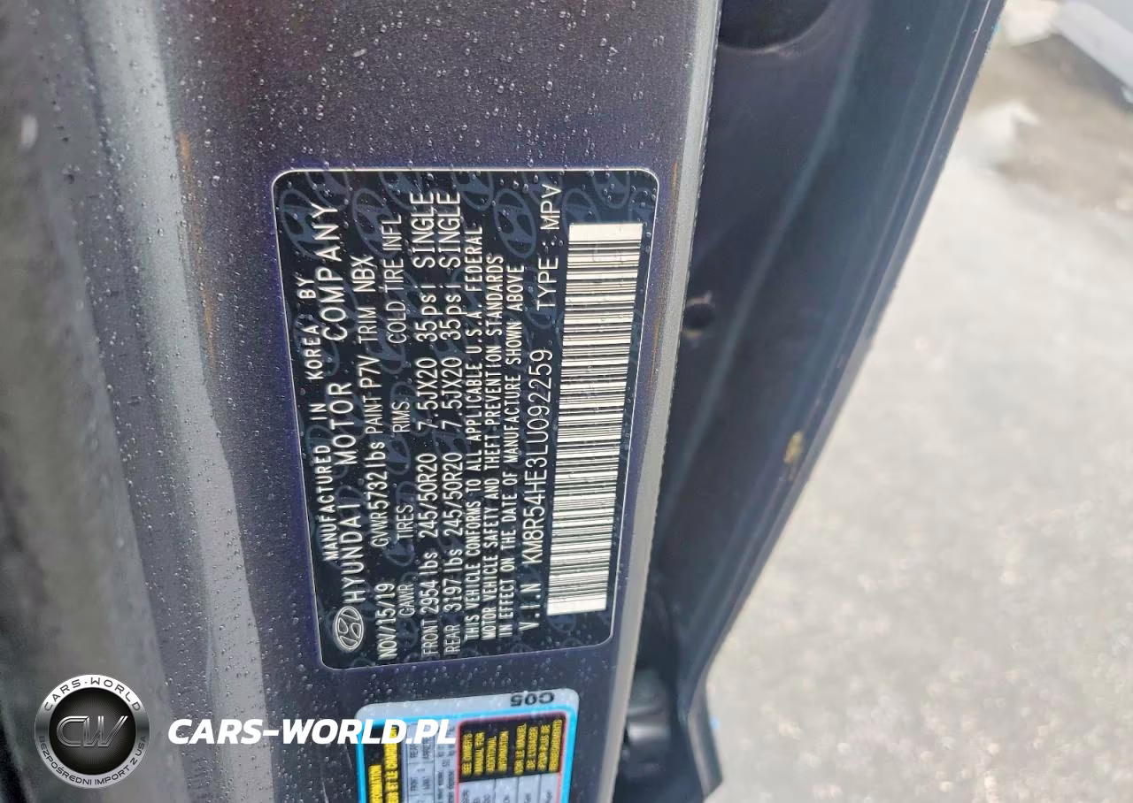 2020 Hyundai Palisade Limited VIN:KM8R54HE3LU092259 - 12