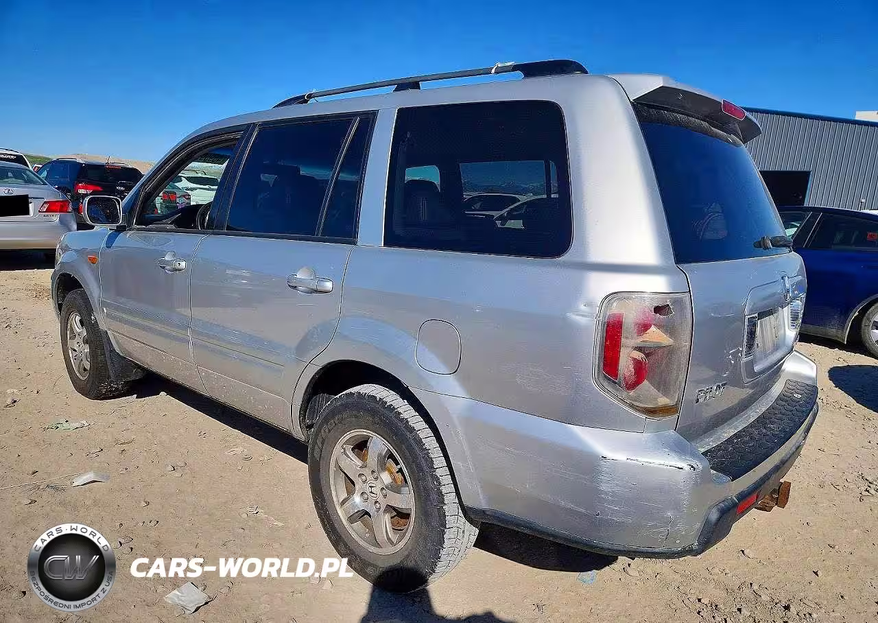 2007 Honda Pilot Exl VIN:2HKYF18597H520363 - 2