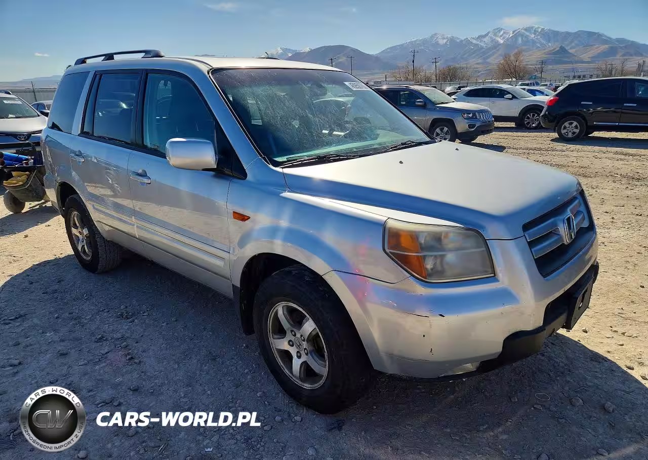 2007 Honda Pilot Exl VIN:2HKYF18597H520363 - 4