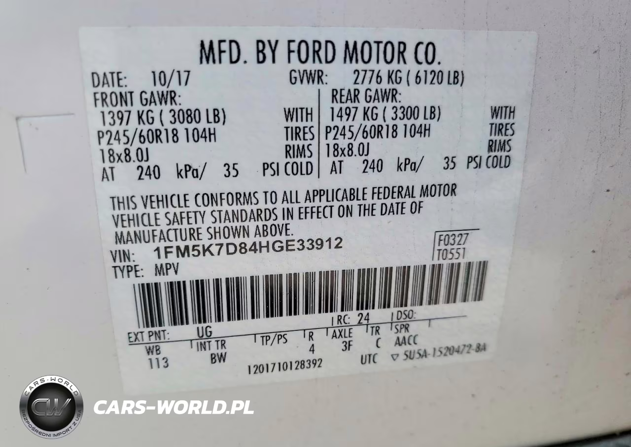2017 Ford Explorer Xlt VIN:1FM5K7D84HGE33912 - 14