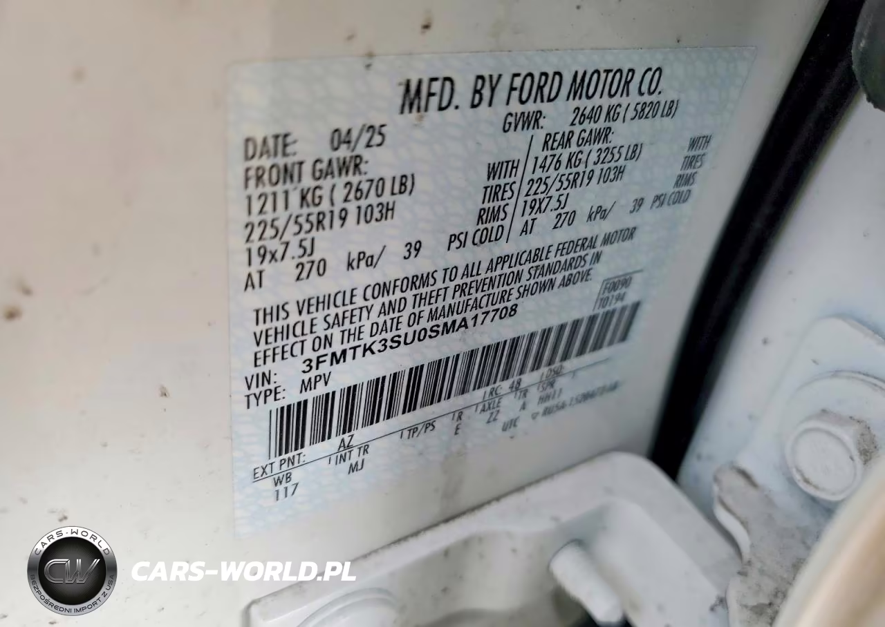 2025 Ford Mustang Mach-E Premium VIN:3FMTK3SU0SMA17708 - 12