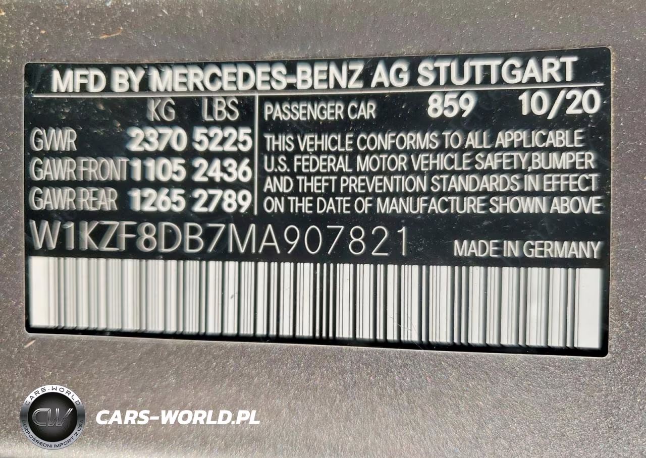2021 Mercedes-Benz E 350 VIN:W1KZF8DB7MA907821 - 12