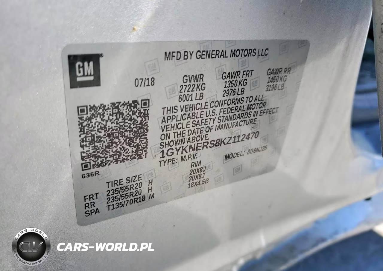 2019 Cadillac Xt5 Premium Luxury VIN:1GYKNERS8KZ112470 - 13