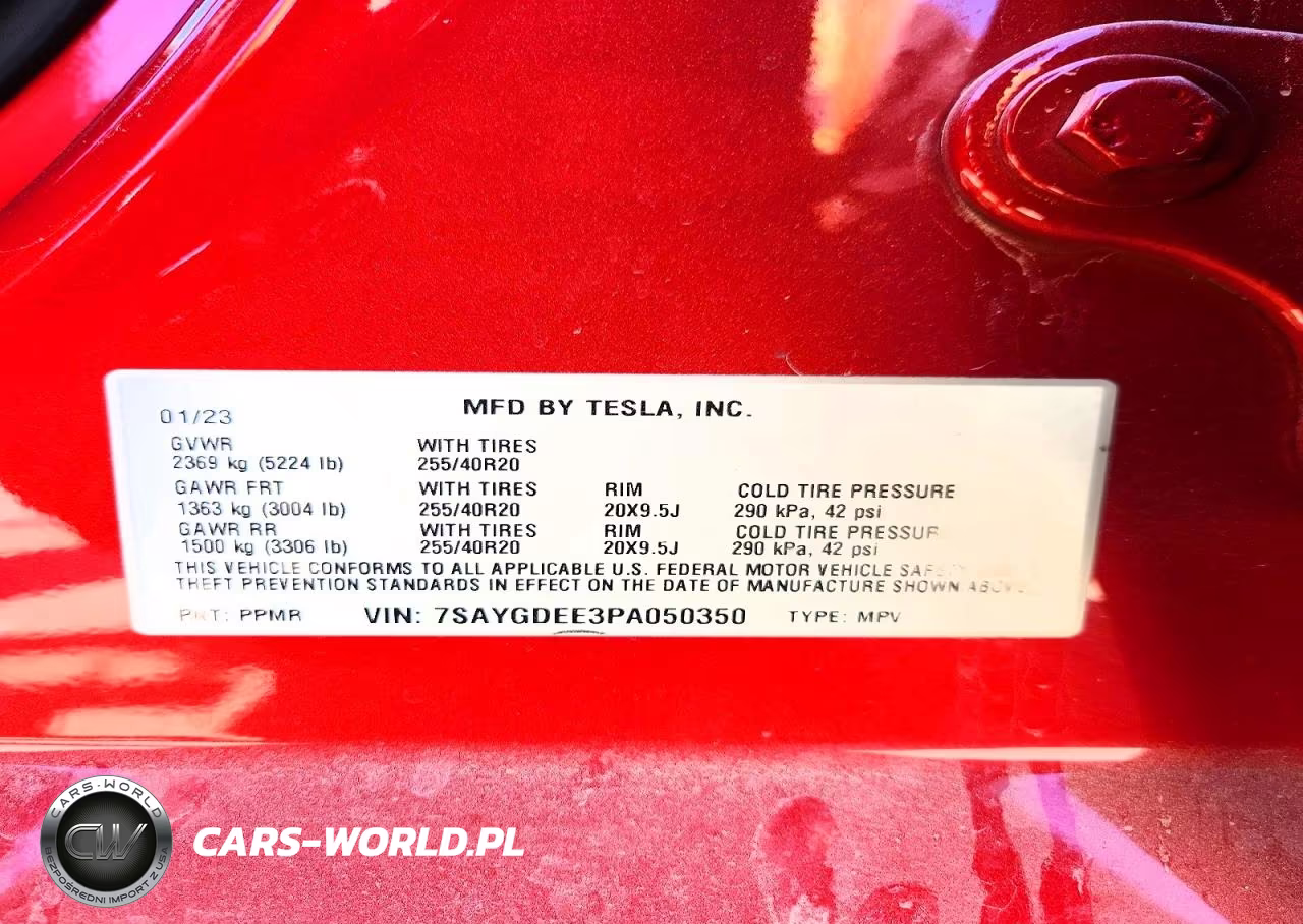 2023 Tesla Model Y VIN:7SAYGDEE3PA050350 - 12