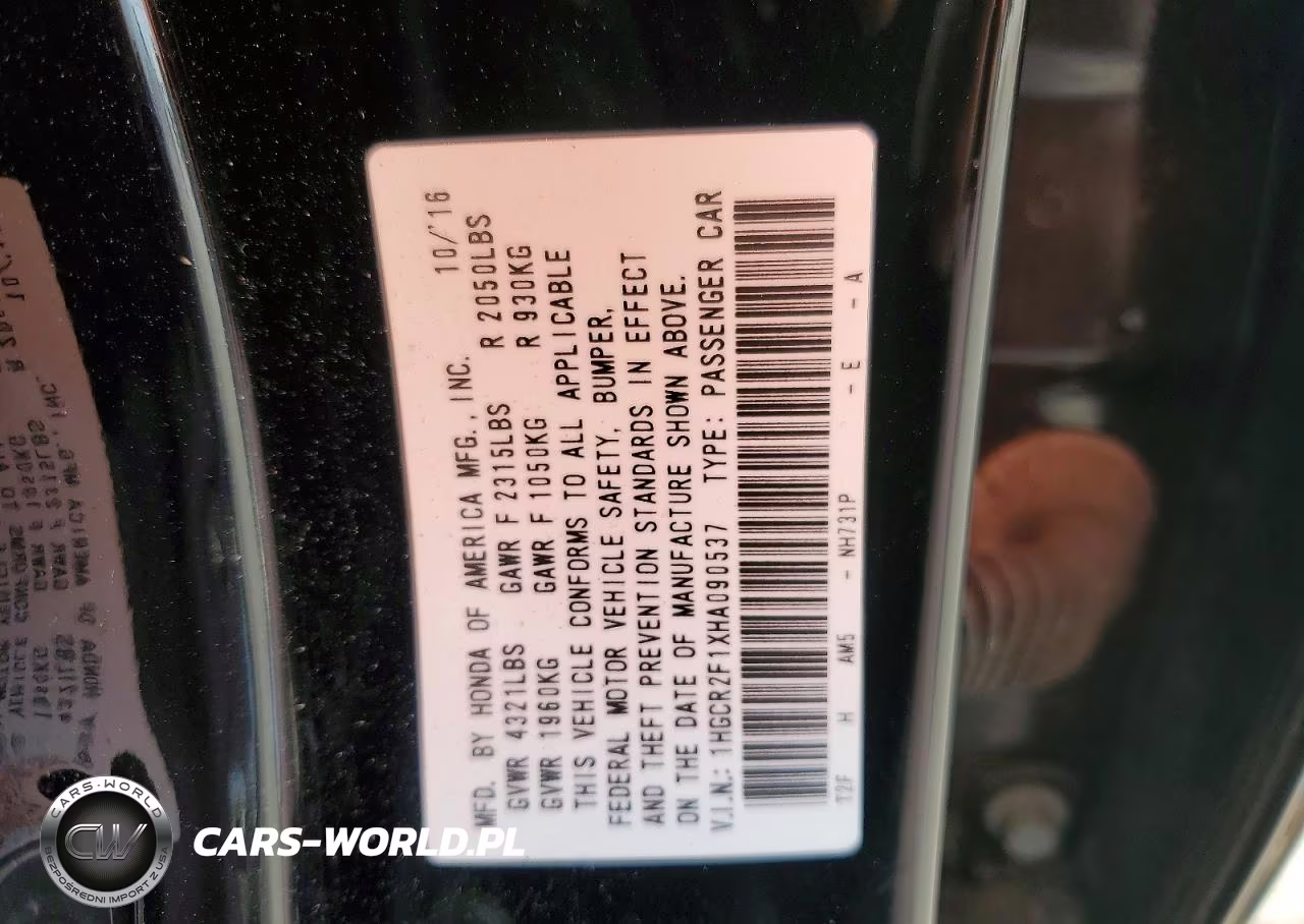 2017 Honda Accord Sport Special Edition VIN:1HGCR2F1XHA090537 - 13