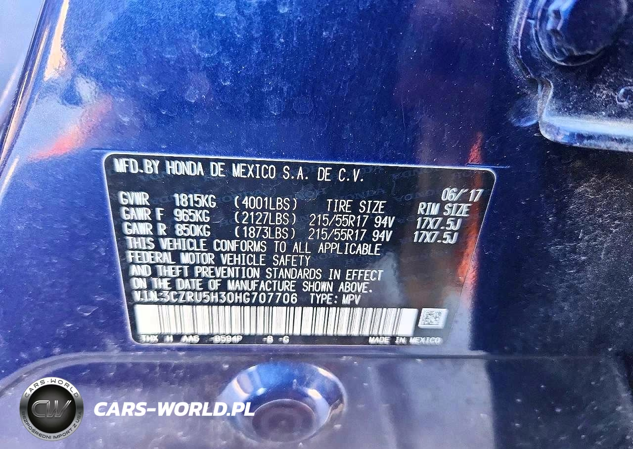 2017 Honda Hr-V VIN:3CZRU5H30HG707706 - 13