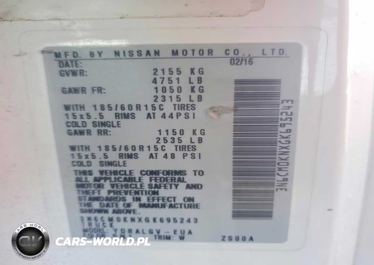 2016 Nissan Nv200 Sv VIN:3N6CM0KNXGK695243 - 13