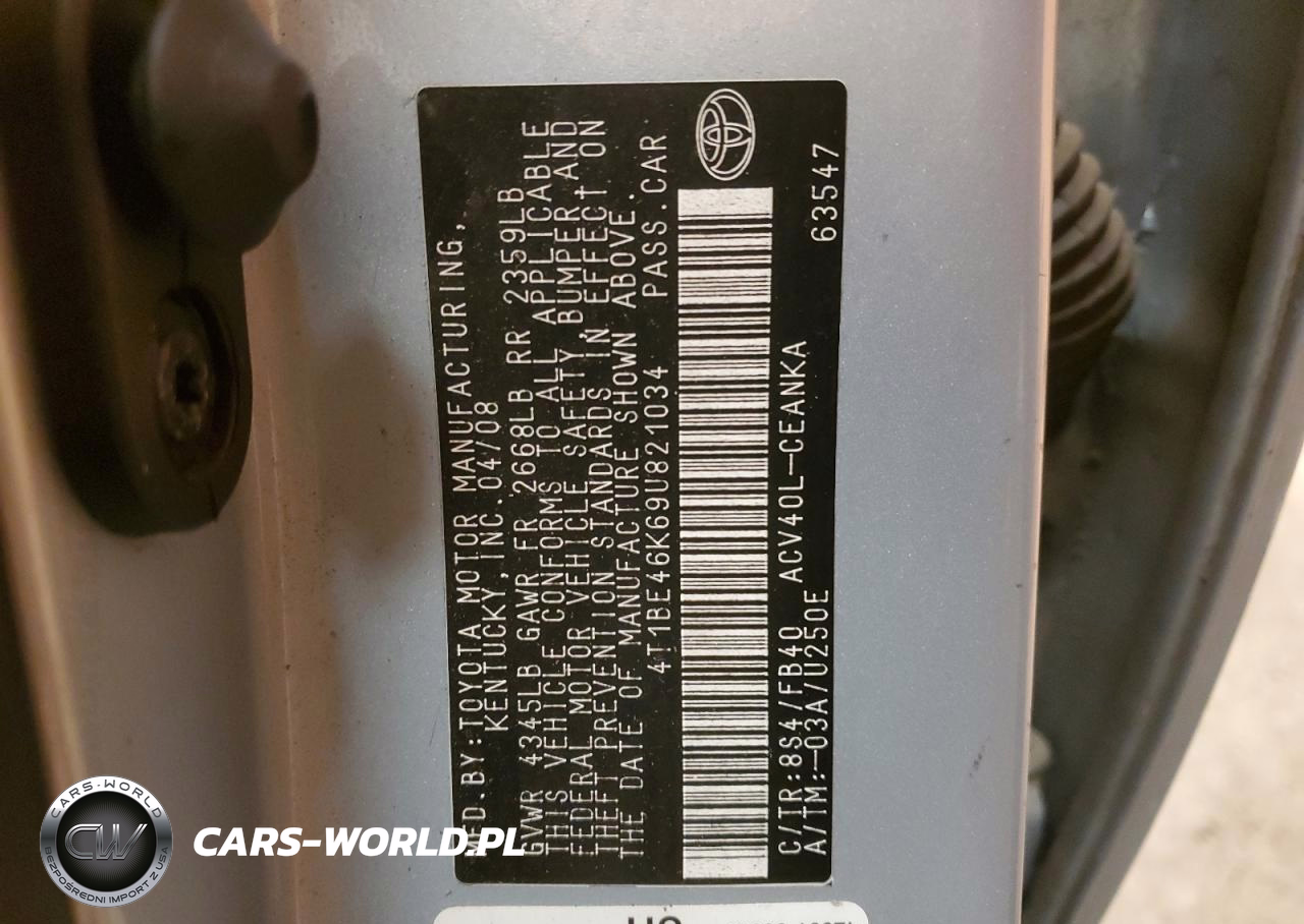 2009 Toyota Camry VIN:4T1BE46K69U821034 - 13