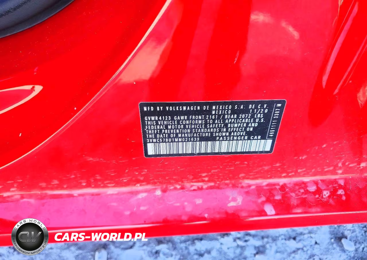 2021 Volkswagen Jetta S VIN:3VWC57BU1MM021639 - 12