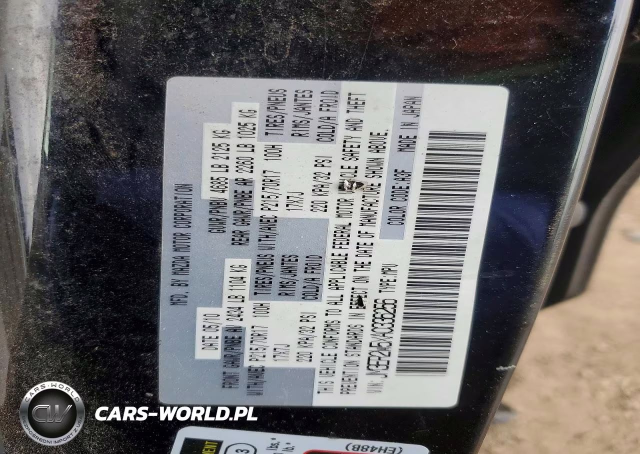 2010 Mazda Cx-7 VIN:JM3ER2W5XA0336256 - 13