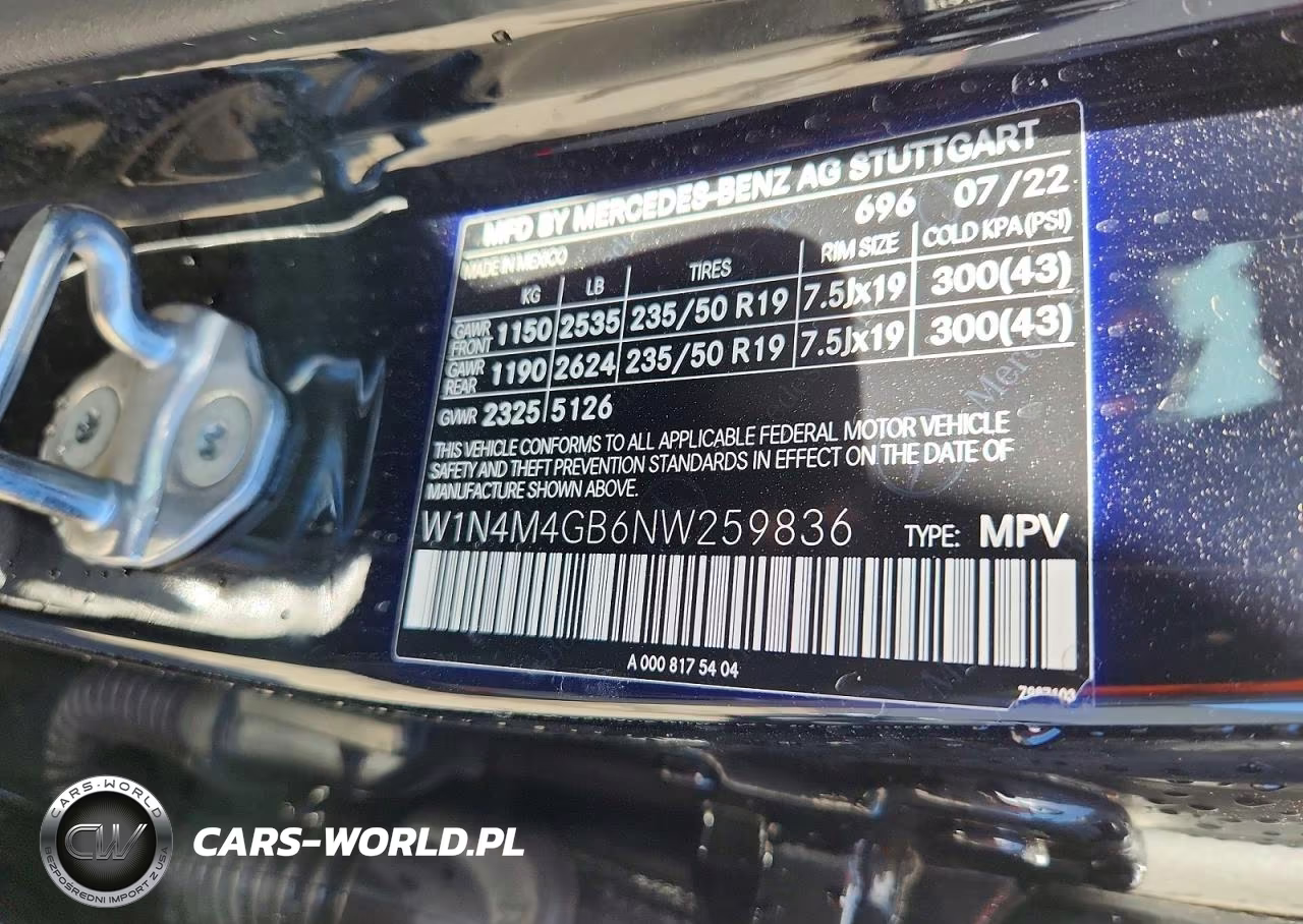 2022 Mercedes-Benz Glb 250 VIN:W1N4M4GB6NW259836 - 13