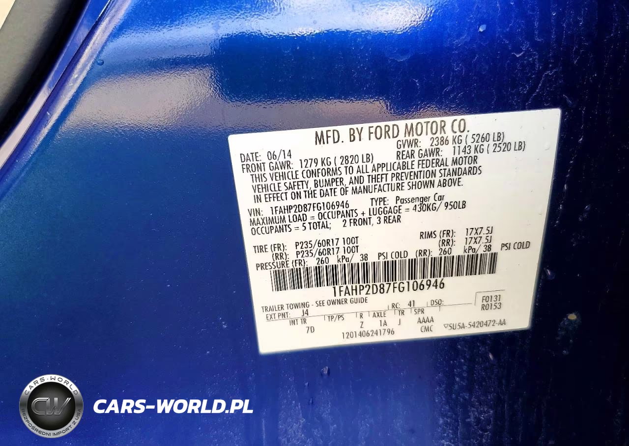 2015 Ford Taurus Se VIN:1FAHP2D87FG106946 - 12
