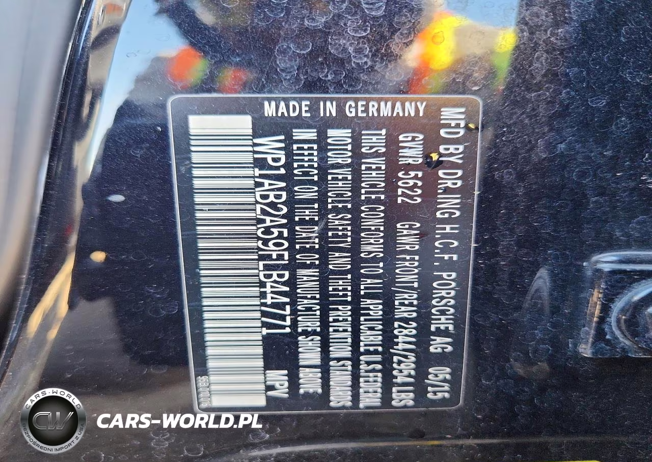 2015 Porsche Macan S VIN:WP1AB2A59FLB44771 - 13