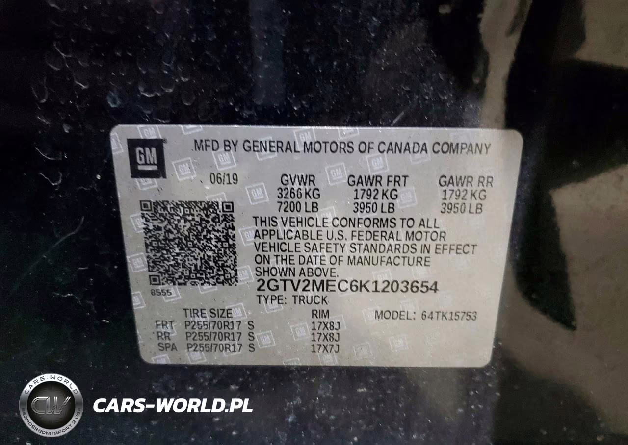 2019 GMC Sierra Limited K1500 Sle VIN:2GTV2MEC6K1203654 - 12