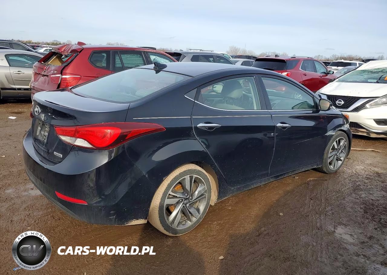 2014 Hyundai Elantra Limited VIN:KMHDH4AE1EU034651 - 3
